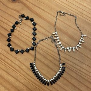 Sparkly Necklace Bundle - J.Crew, The Limited & Sabika